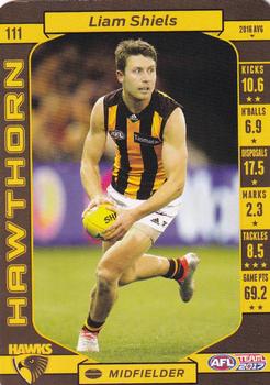 2017 Team Zone AFL Team #111 Liam Shiels Front